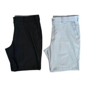 WALTER HAGAN Performance P11 Golf Shorts Black & Gray Bundle Sz 40
